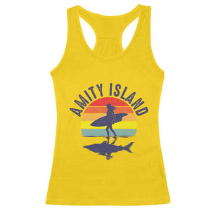 Amity Island Racerback Tank Top Retro Surfing Board Humor TS14 Daisy Print Your Wear