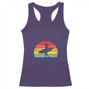Amity Island Racerback Tank Top Retro Surfing Board Humor TS14 Purple Print Your Wear