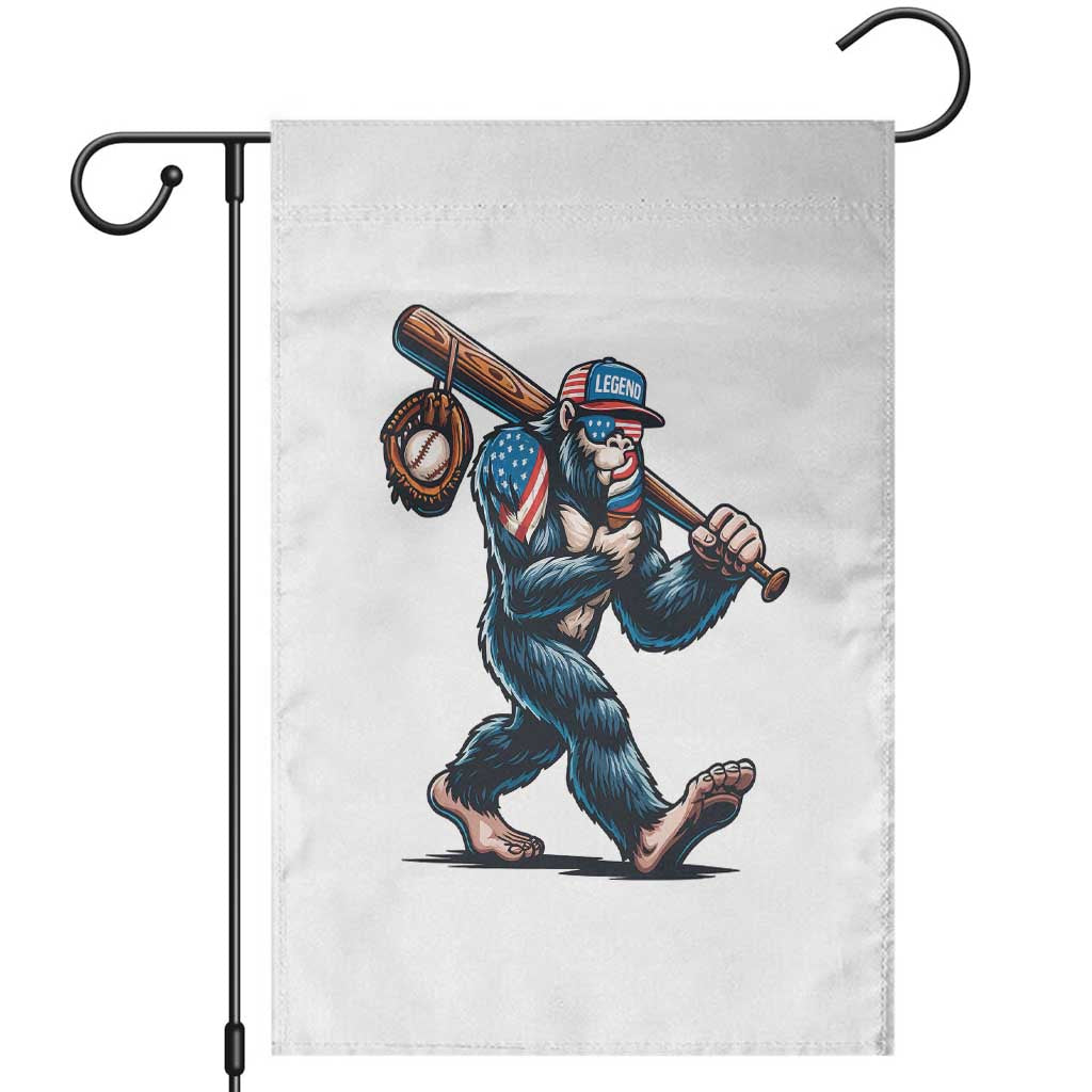 Funny Bigfoot Baseball Garden Flag Sasquatch American Flag Ice Cream TS14 White Print Your Wear