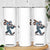 Funny Bigfoot Baseball Skinny Tumbler Sasquatch American Flag Ice Cream TS14 Print Your Wear
