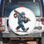 Funny Bigfoot Baseball Spare Tire Cover Sasquatch American Flag Ice Cream TS14 No hole White Print Your Wear