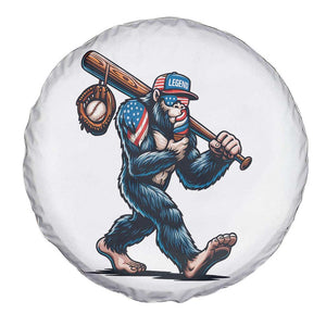 Funny Bigfoot Baseball Spare Tire Cover Sasquatch American Flag Ice Cream TS14 Print Your Wear