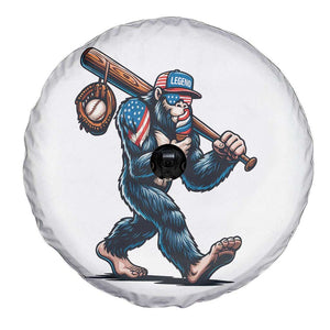 Funny Bigfoot Baseball Spare Tire Cover Sasquatch American Flag Ice Cream TS14 Print Your Wear