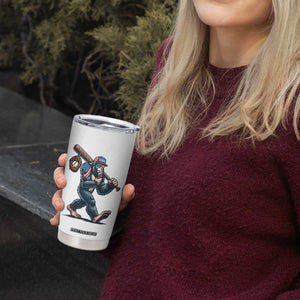 Funny Bigfoot Baseball Tumbler Cup Sasquatch American Flag Ice Cream TS14 Print Your Wear