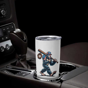 Funny Bigfoot Baseball Tumbler Cup Sasquatch American Flag Ice Cream TS14 Print Your Wear
