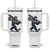 Funny Bigfoot Baseball Tumbler With Handle Sasquatch American Flag Ice Cream TS14 One Size: 40 oz White Print Your Wear