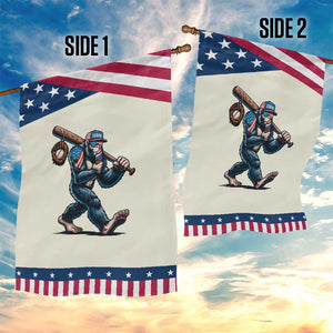 Funny Bigfoot Baseball Garden Flag Sasquatch American Flag Ice Cream TS14 Print Your Wear