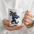 Funny Bigfoot Baseball Coffee Mug Sasquatch American Flag Ice Cream TS14 Print Your Wear