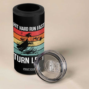 Hit Hard Run Fast Turn Left 4 in 1 Can Cooler Tumbler Funny Jesus Baseball Player TS14 Print Your Wear