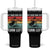 Hit Hard Run Fast Turn Left Tumbler With Handle Funny Jesus Baseball Player TS14 One Size: 40 oz Black Print Your Wear