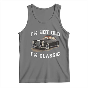 I'm Not Old I'm Classic Tank Top Funny Vintage Car Enthusiast TS14 Black Heather Print Your Wear