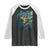 Jesus Shark Stary Night Raglan Shirt Artist Van Gogh Christian TS14 Black White Print Your Wear