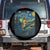 Jesus Shark Stary Night Spare Tire Cover Artist Van Gogh Christian TS14 No hole Black Print Your Wear