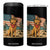 Patriotic Cowboy Dog 4 in 1 Can Cooler Tumbler American Flag Western Country TS14 One Size: 16 oz Black Print Your Wear