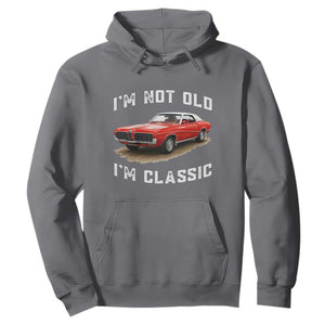 I'm Not Old I'm Classic Hoodie Vintage 1970 Mercury Cougar Hardtop Classic Car Enthusiast