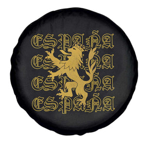 Spain Espana Heraldic Lion Pride Spare Tire Cover TS14 Print Your Wear