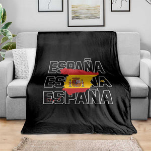 Espana Spain Map Pride Spanish Flag Throw Blanket TS14 Print Your Wear
