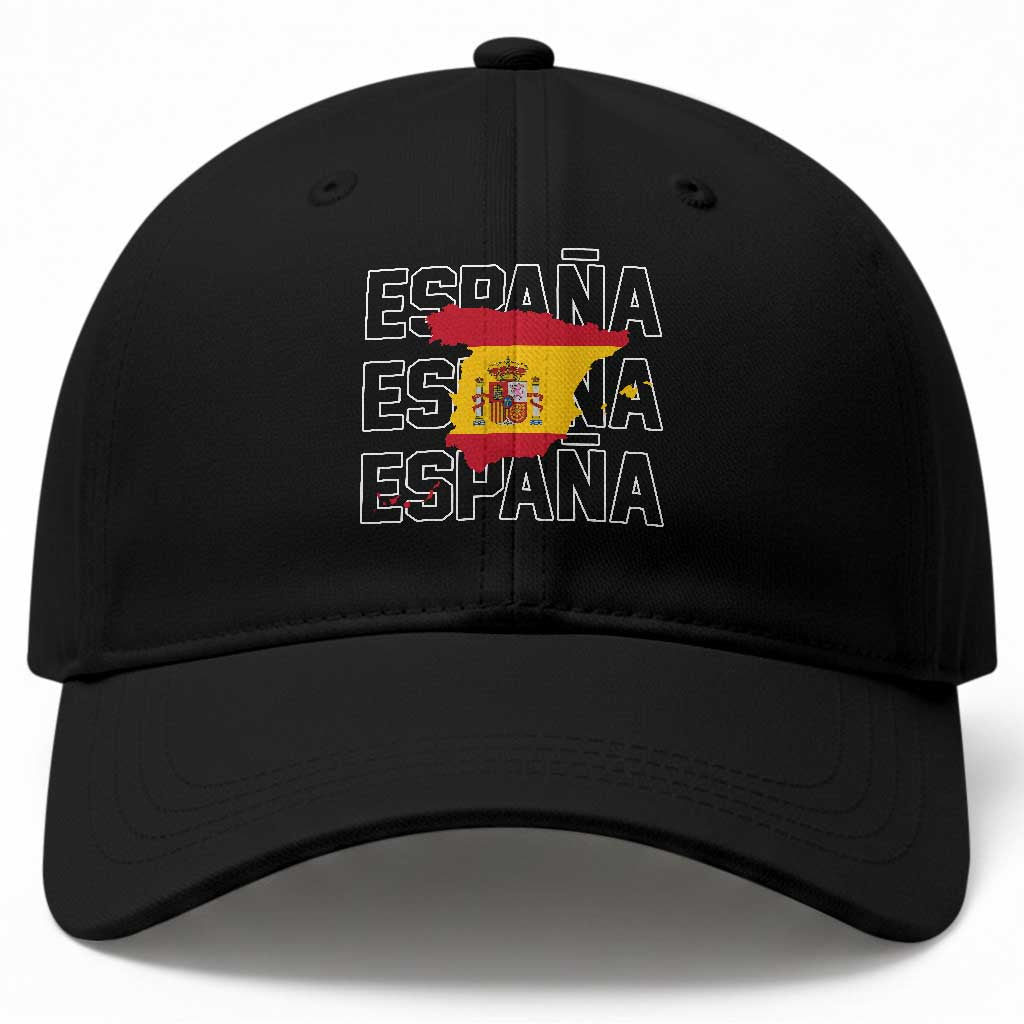 Espana Spain Map Pride Spanish Flag Baseball Cap TS14 Print Your Wear