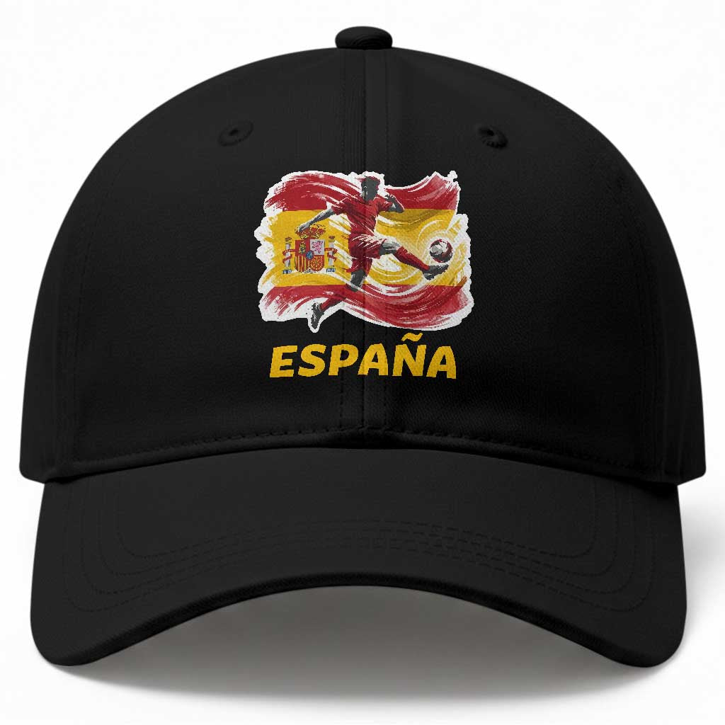 Spain Espana Soccer Football Fan Spanish Flag Baseball Cap TS14 Print Your Wear