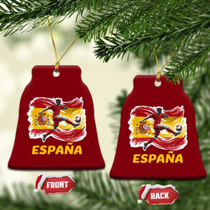 Spain Espana Soccer Football Fan Spanish Flag Ceramic Ornament TS14 Print Your Wear