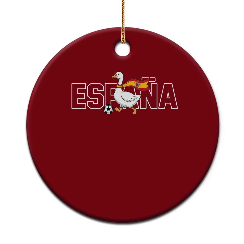Espana Spain Soccer Football Ceramic Ornament Silly Goose Spanish Flag Fan Supporter TS14 1pc Red Print Your Wear