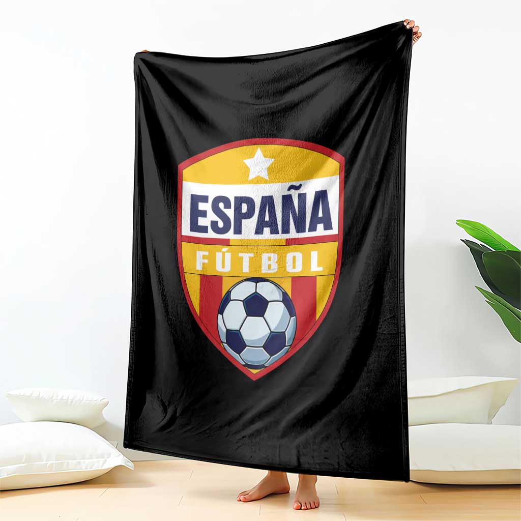 Espana Spain Soccer Football Fan Spanish Flag Throw Blanket TS14 Print Your Wear