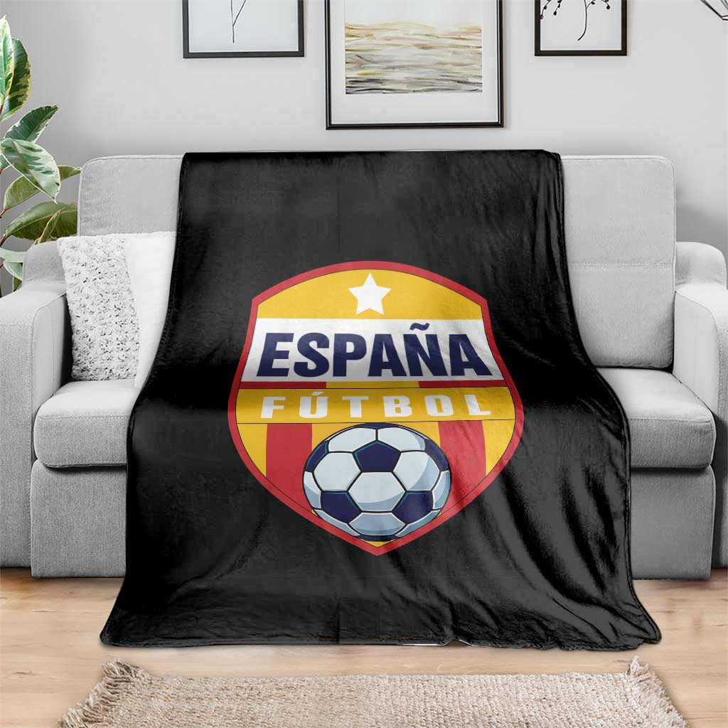 Espana Spain Soccer Football Fan Spanish Flag Throw Blanket TS14 Print Your Wear