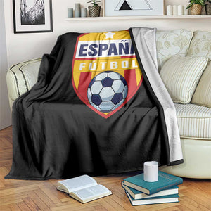 Espana Spain Soccer Football Fan Spanish Flag Throw Blanket TS14 Print Your Wear