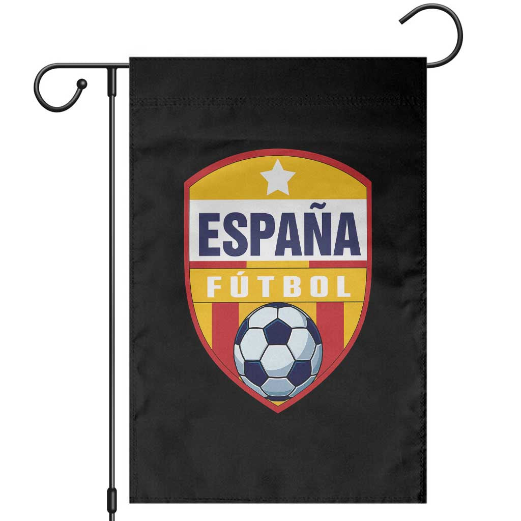 Espana Spain Soccer Football Fan Spanish Flag Garden Flag TS14 Black Print Your Wear