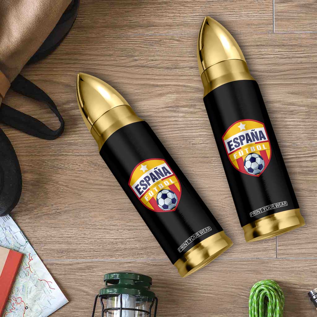 Espana Spain Soccer Football Fan Spanish Flag Bullet Tumbler TS14 Print Your Wear