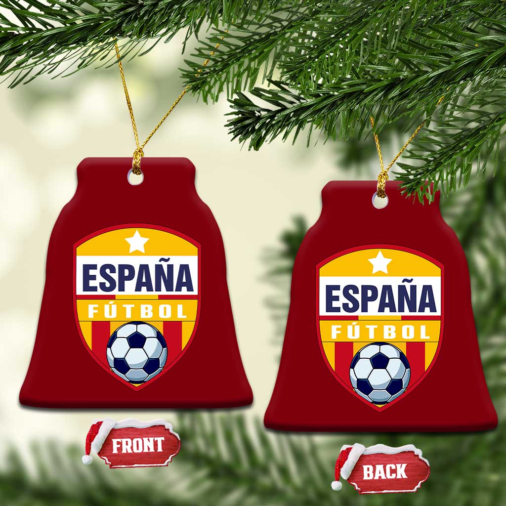 Espana Spain Soccer Football Fan Spanish Flag Ceramic Ornament TS14 Print Your Wear