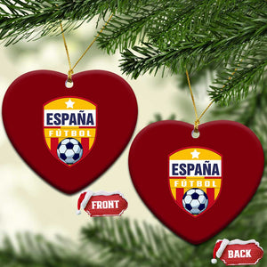 Espana Spain Soccer Football Fan Spanish Flag Ceramic Ornament TS14 Print Your Wear