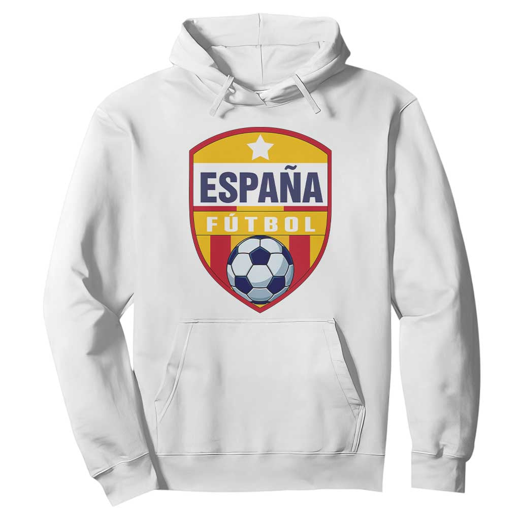 Espana Spain Soccer Football Fan Spanish Flag Hoodie TS14 White Print Your Wear