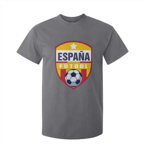 Espana Spain Soccer Football Fan Spanish Flag T Shirt For Kid TS14 Charcoal Print Your Wear