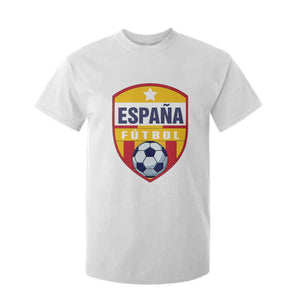 Espana Spain Soccer Football Fan Spanish Flag T Shirt For Kid TS14 White Print Your Wear