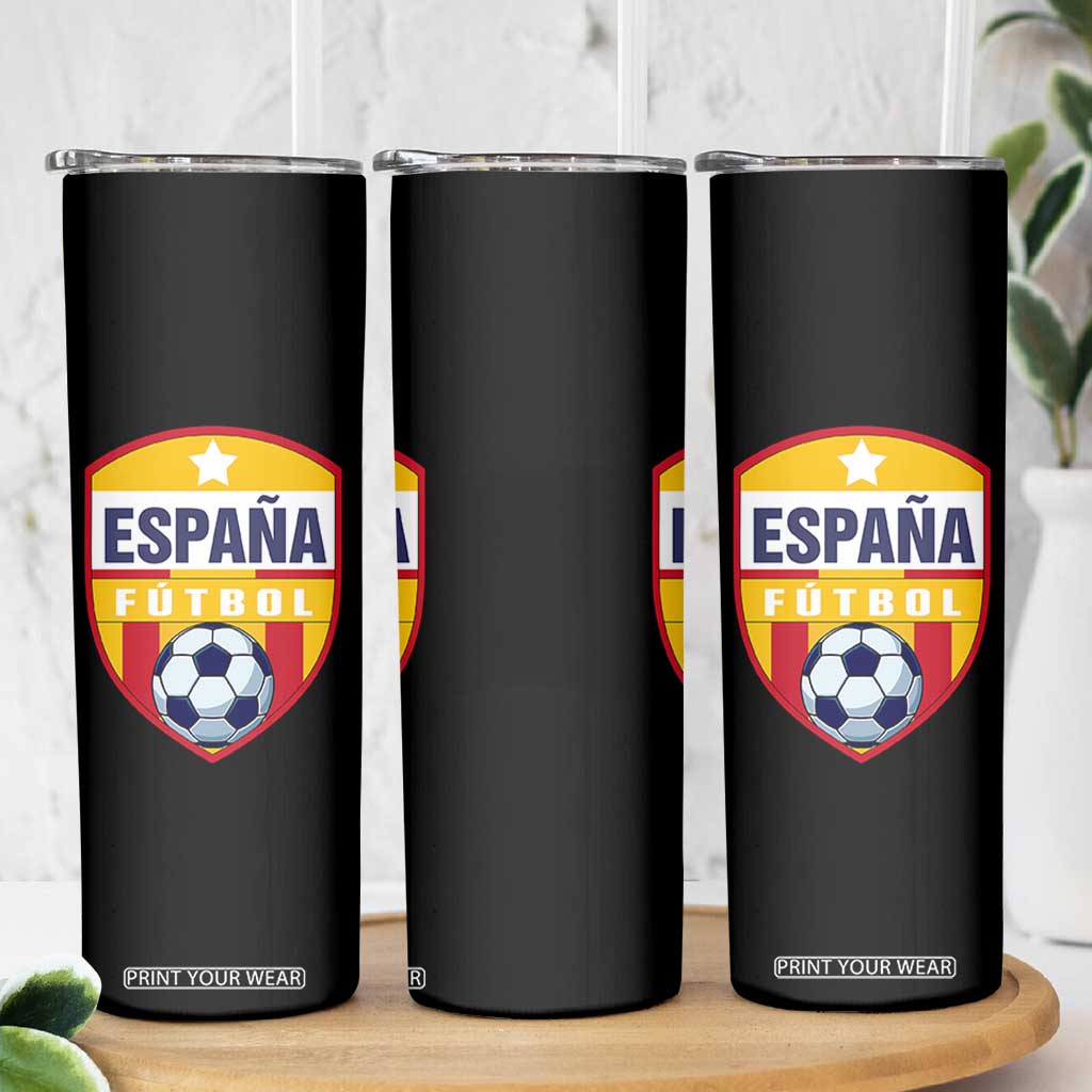 Espana Spain Soccer Football Fan Spanish Flag Skinny Tumbler TS14 Print Your Wear