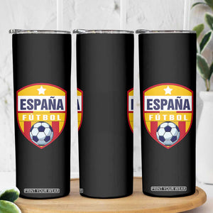 Espana Spain Soccer Football Fan Spanish Flag Skinny Tumbler TS14 Print Your Wear