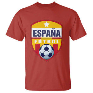 Espana Spain Soccer Football Fan Spanish Flag T Shirt TS14 Red Print Your Wear