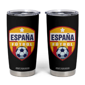 Espana Spain Soccer Football Fan Spanish Flag Tumbler Cup TS14 Black Print Your Wear