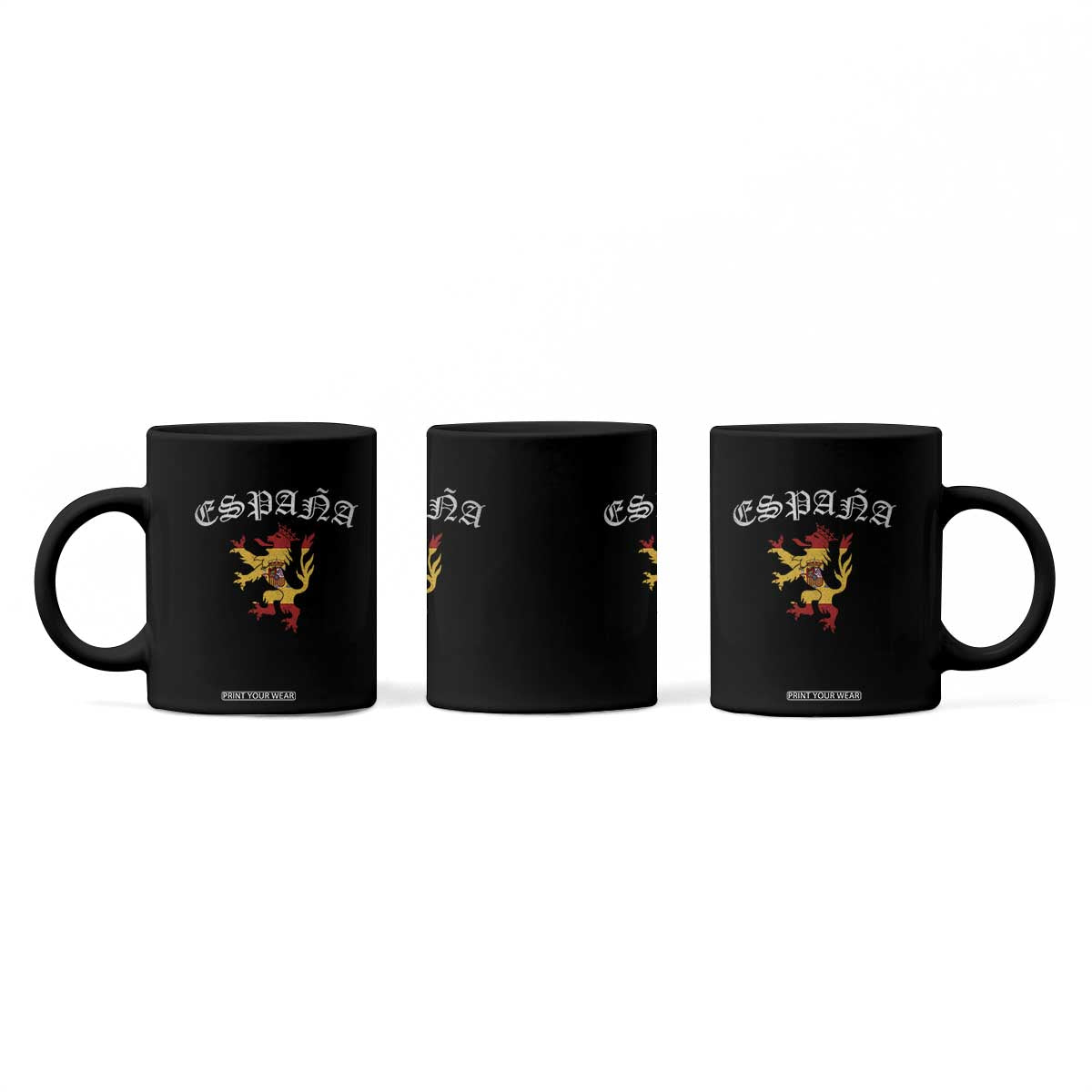 Espana Spain Lion Spanish Flag Spaniard Pride Coffee Mug TS14 Print Your Wear