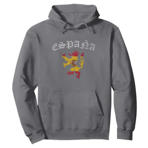 Espana Spain Lion Spanish Flag Spaniard Pride Hoodie TS14 Charcoal Print Your Wear