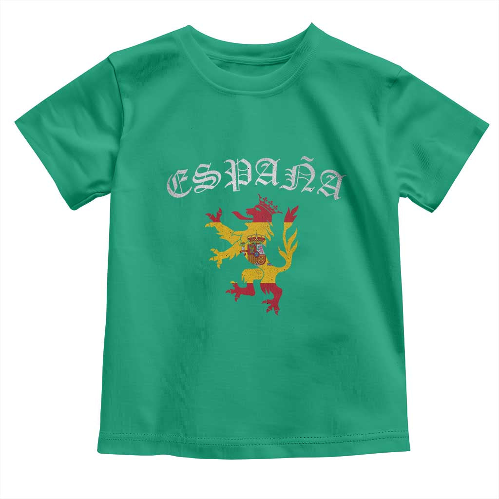 Espana Spain Lion Spanish Flag Spaniard Pride Toddler T Shirt TS14 Irish Green Print Your Wear
