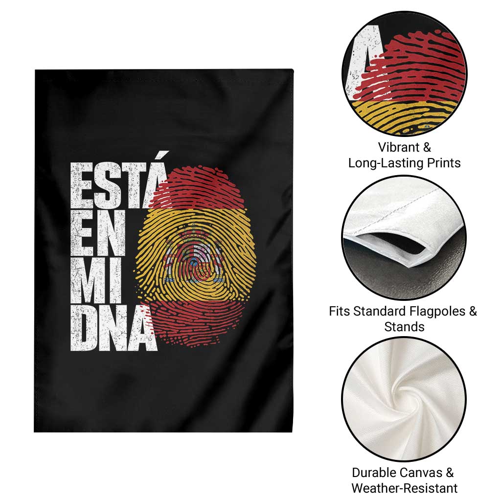 It's in My DNA Espana Spain Spanish Flag Pride Garden Flag TS14 Print Your Wear