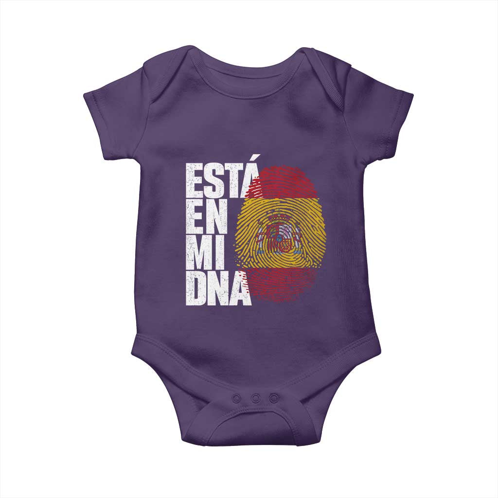 It's in My DNA Espana Spain Spanish Flag Pride Baby Onesie TS14 Purple Print Your Wear