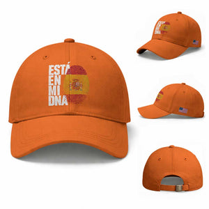 It's in My DNA Espana Spain Spanish Flag Pride Baseball Cap TS14 Baseball Cap Universal Fit Orange Print Your Wear