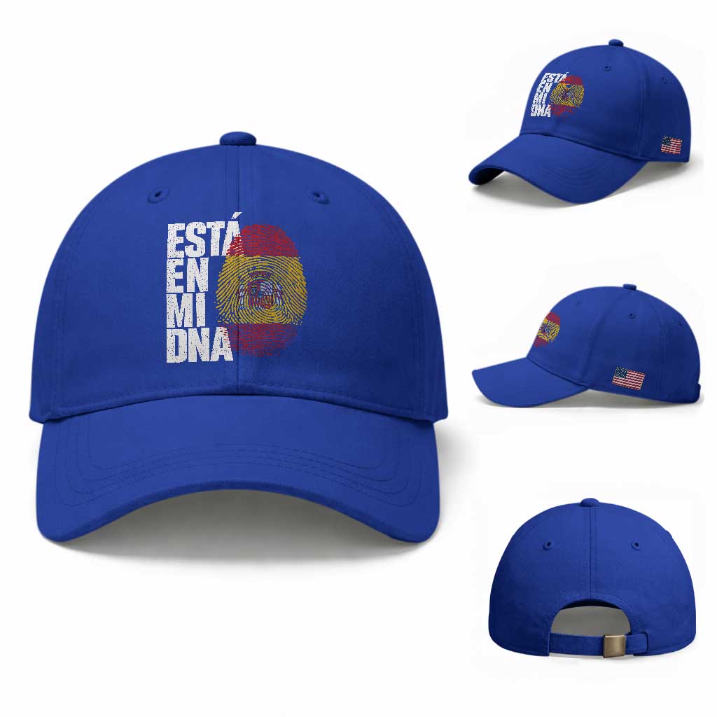 It's in My DNA Espana Spain Spanish Flag Pride Baseball Cap TS14 Baseball Cap Universal Fit Royal Blue Print Your Wear