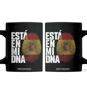 It's in My DNA Espana Spain Spanish Flag Pride Coffee Mug TS14 Black Print Your Wear