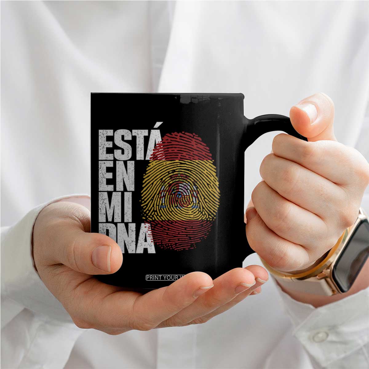 It's in My DNA Espana Spain Spanish Flag Pride Coffee Mug TS14 Print Your Wear