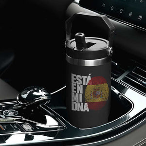 It's in My DNA Espana Spain Spanish Flag Pride Flip Straw Tumbler TS14 Print Your Wear