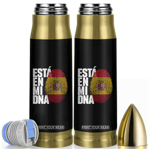 It's in My DNA Espana Spain Spanish Flag Pride Bullet Tumbler TS14 Black Print Your Wear